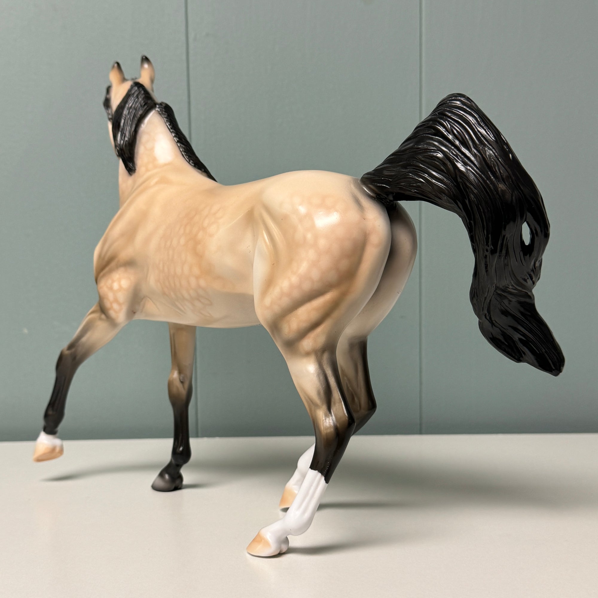 Meadow OOAK Dappled Buckskin Arabian Mare By Dawn Quick EQ24