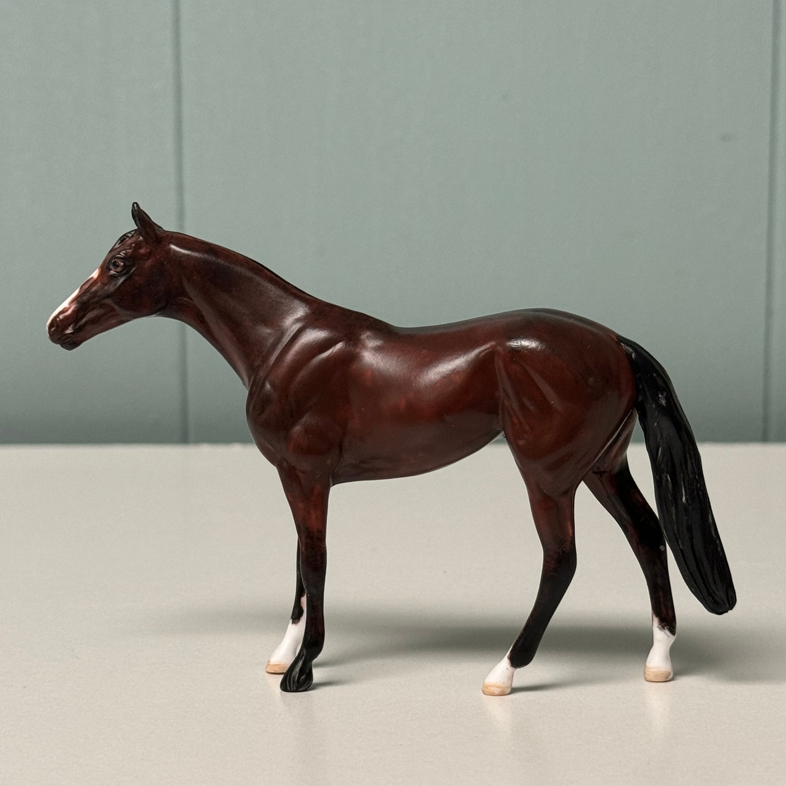 Memorandum OOAK Bay Thoroughbred Chip By Andrea Thomason  EQ24