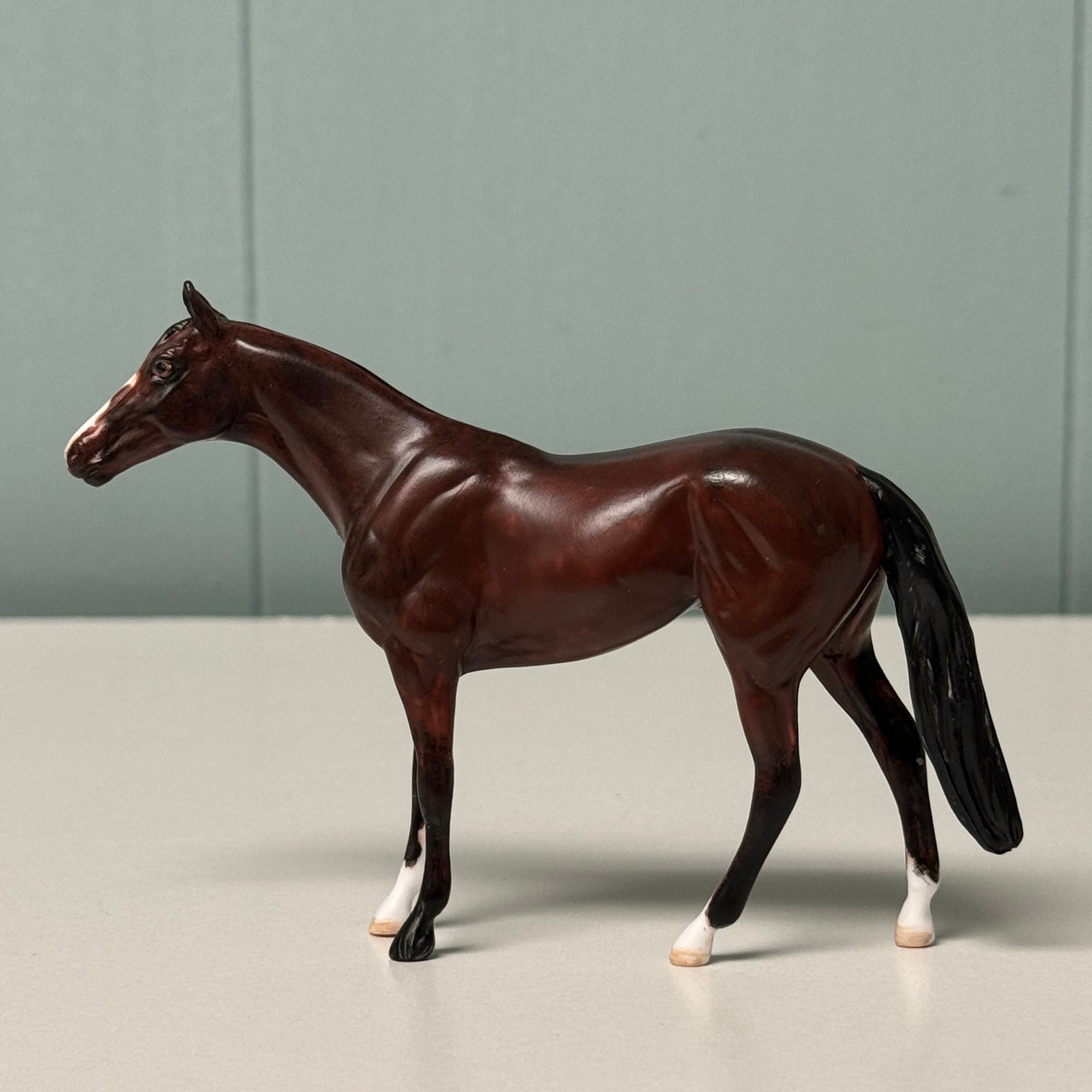 Memorandum OOAK Bay Thoroughbred Chip By Andrea Thomason  EQ24