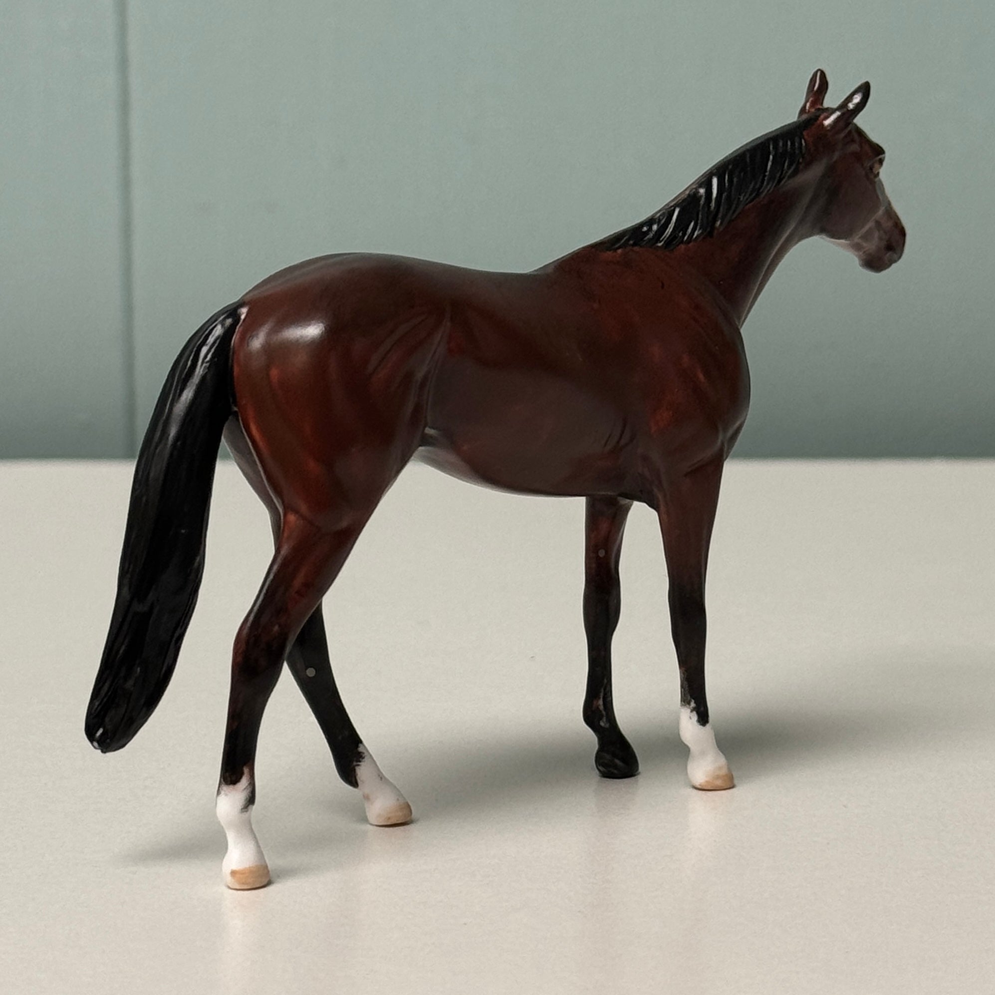 Memorandum OOAK Bay Thoroughbred Chip By Andrea Thomason  EQ24