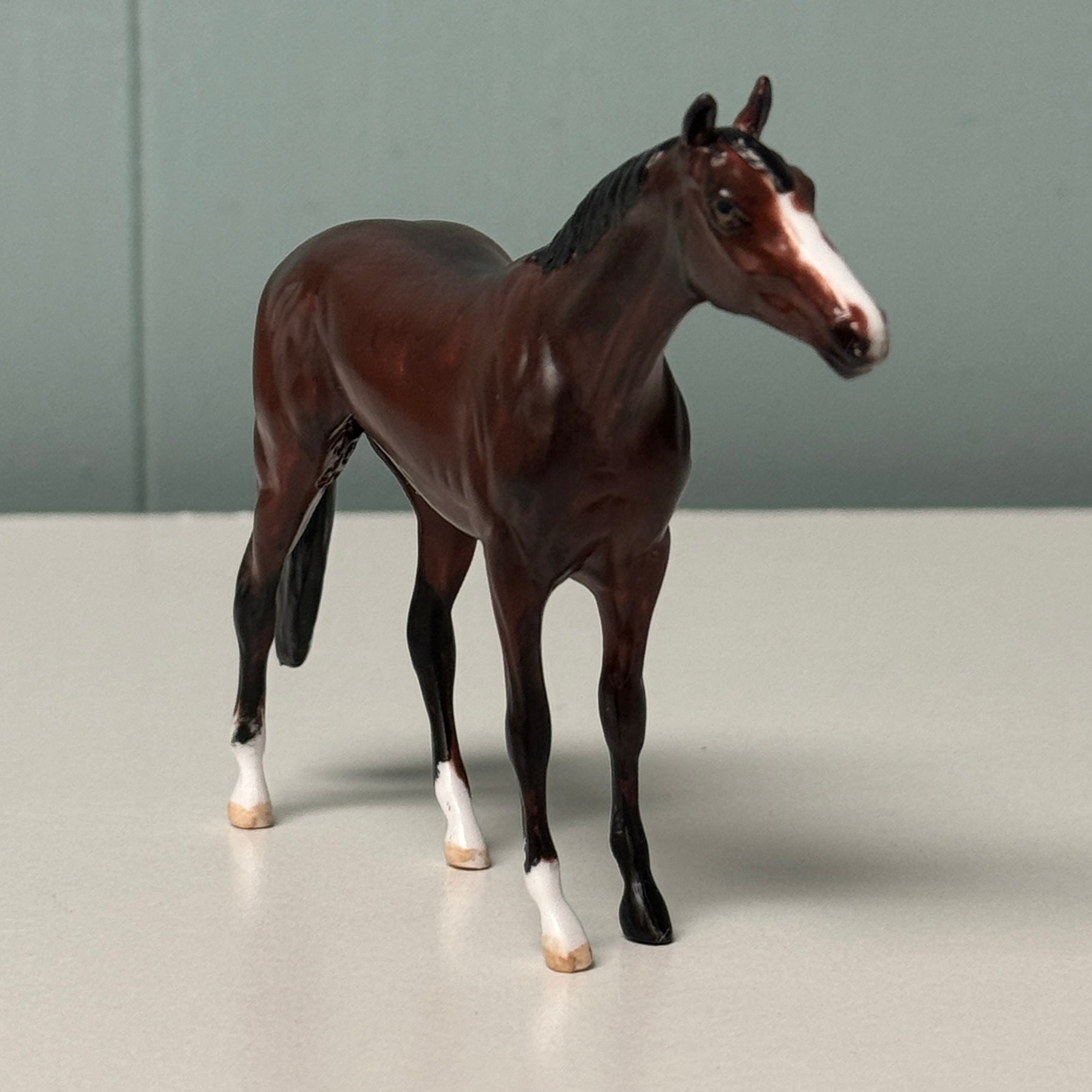 Memorandum OOAK Bay Thoroughbred Chip By Andrea Thomason  EQ24