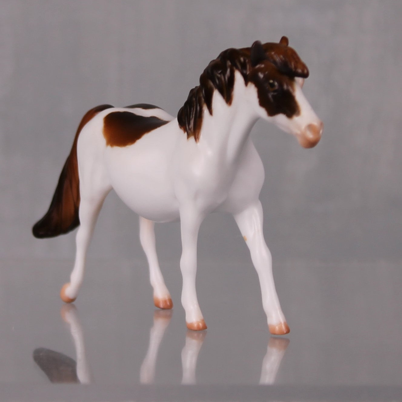 Ayla Limited Edition Rat Inspired Series of 15 OOAK Chestnut Splash Pony Chip By Jamie Adamson LHS24