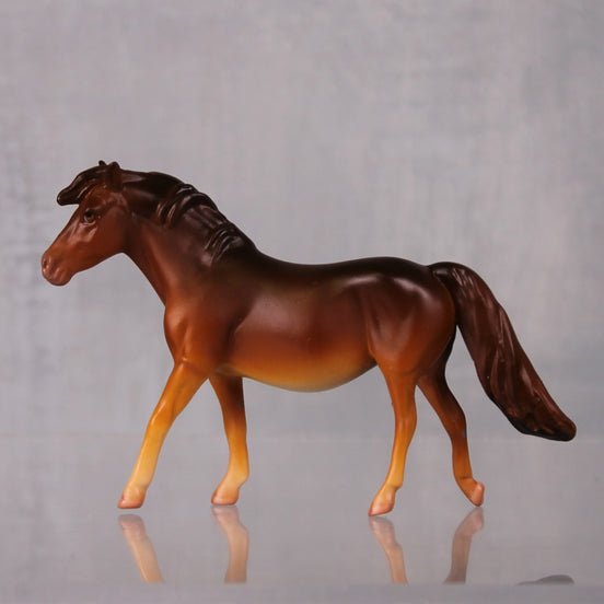 Becka Limited Edition Rat Inspired Series of 15 OOAK Chestnut Pony Chip By Jamie Adamson LHS24