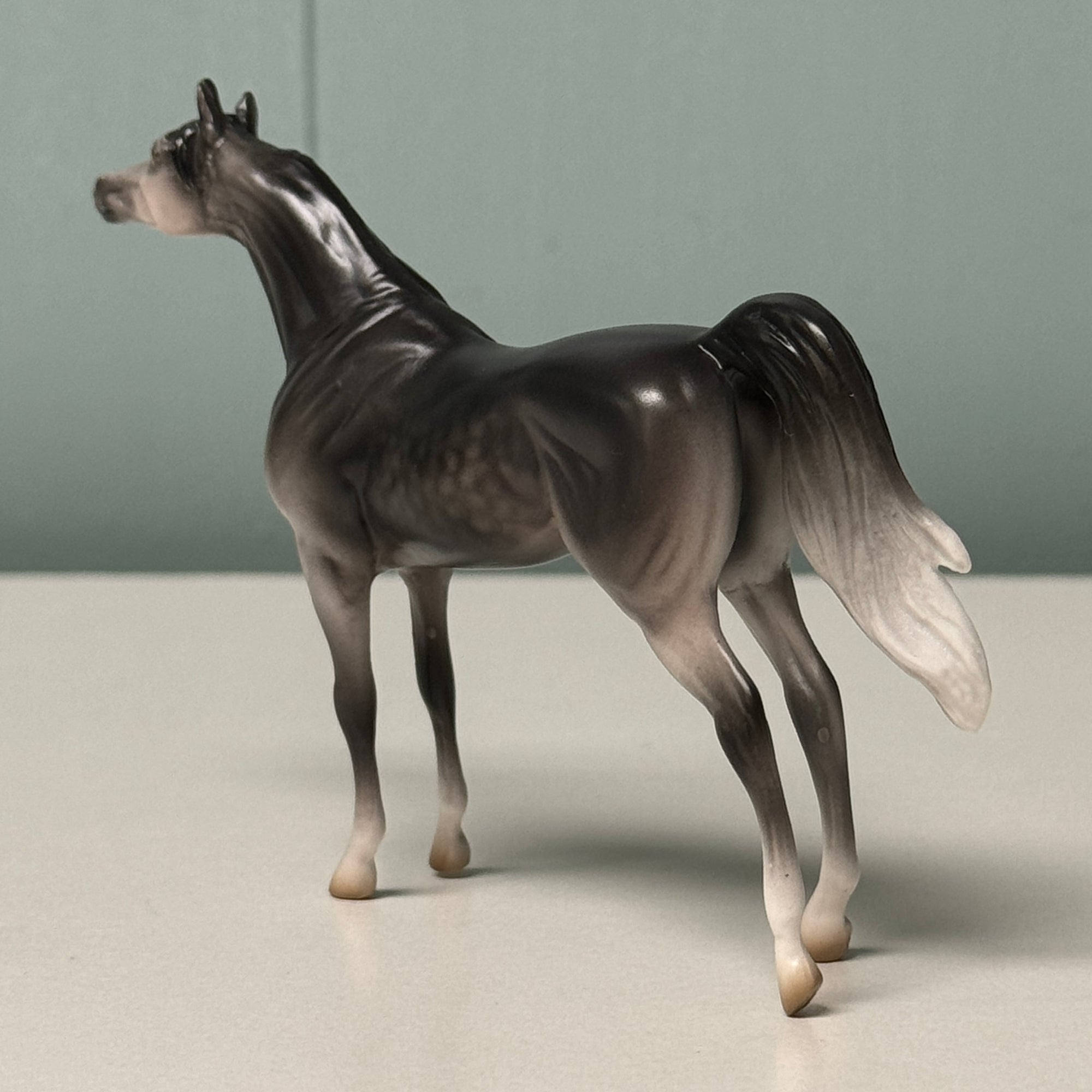 Persnickity OOAK Dapple Gray Arabian Chip By Jess Hamill EQ24
