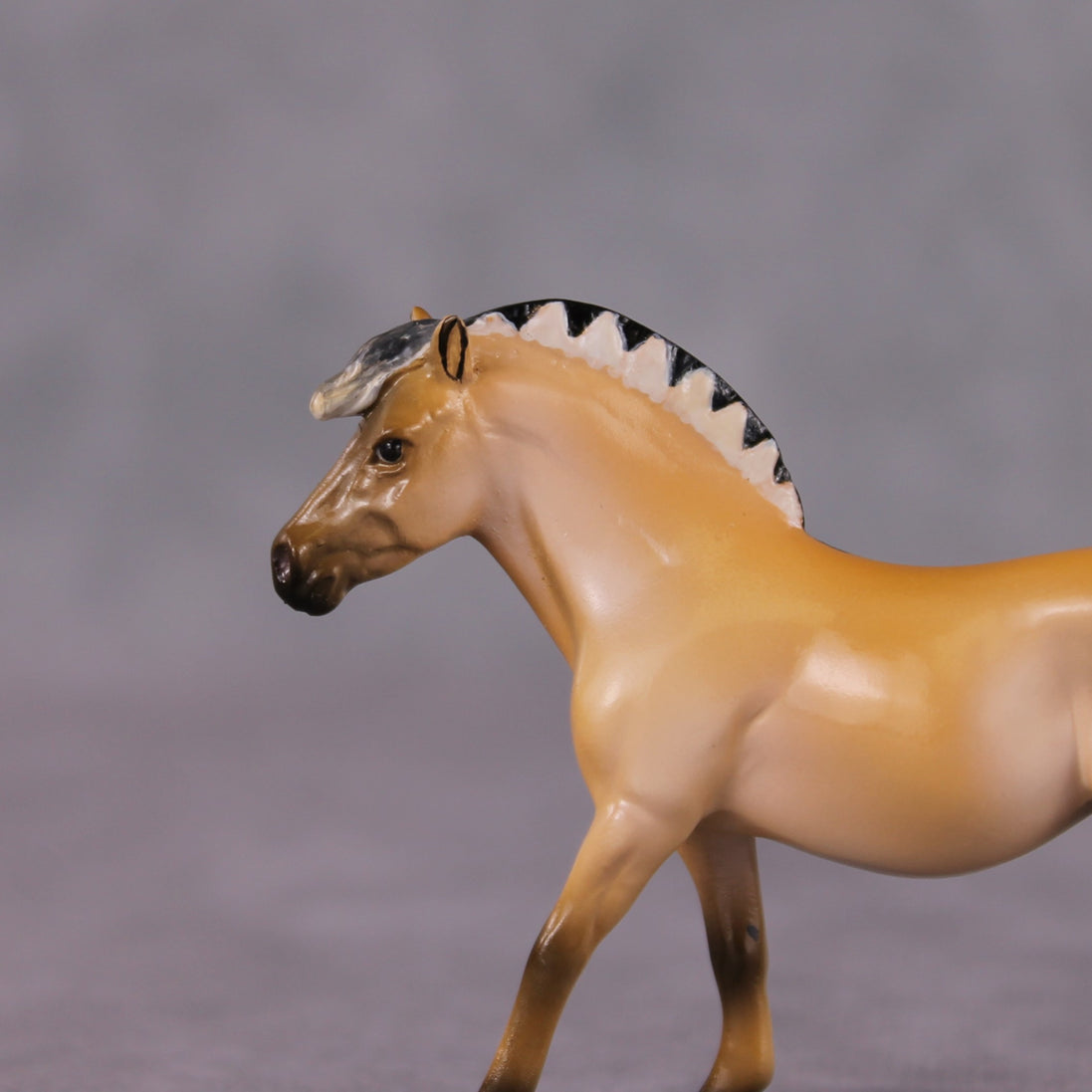 "Vafler" OOAK Custom Fjord Pony Chip By Kristen Cermele - Gemstone Series