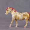 Strawberry Shortcake OOAK Custom Gold Splatter Deco Pony Chip By Kristin Cermele - Gemstone Series