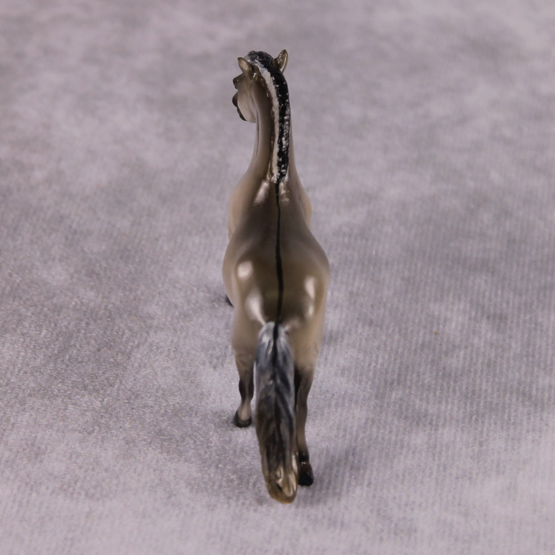 "Farikal" OOAK Custom Grulla Pony Chip By Kristen Cermele - Gemstone Series