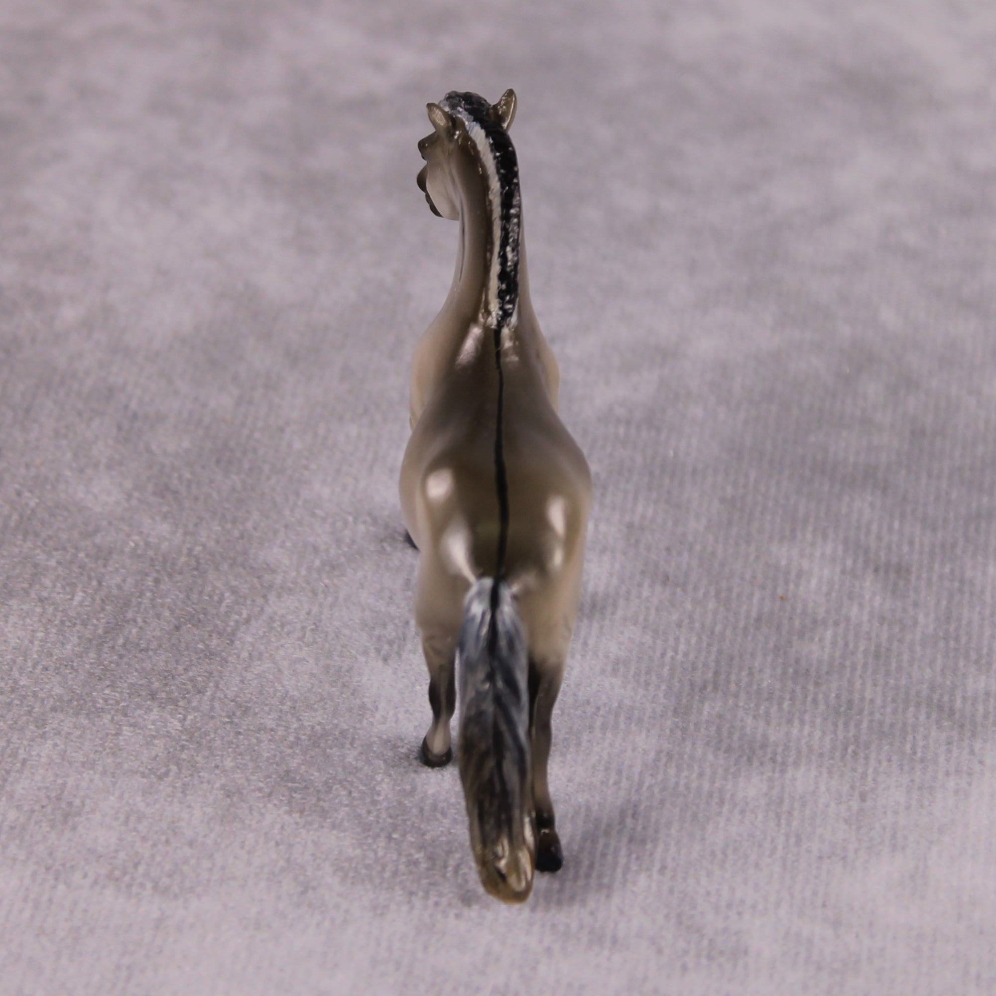 "Farikal" OOAK Custom Grulla Pony Chip By Kristin Cermele - Gemstone Series