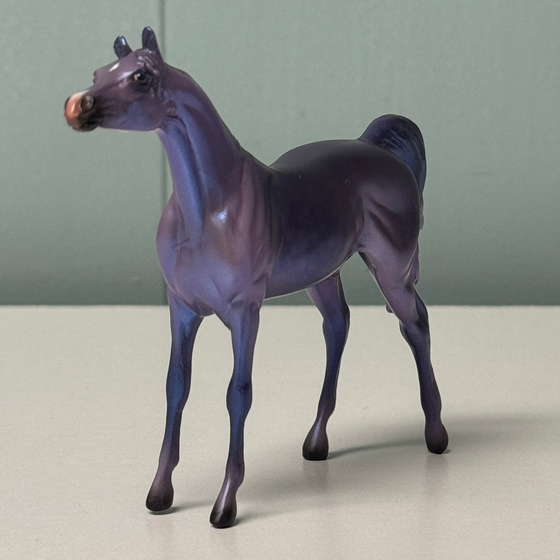 Shimmeree OOAK Deco Purple Arabian Chip By Jess Hamill EQ24