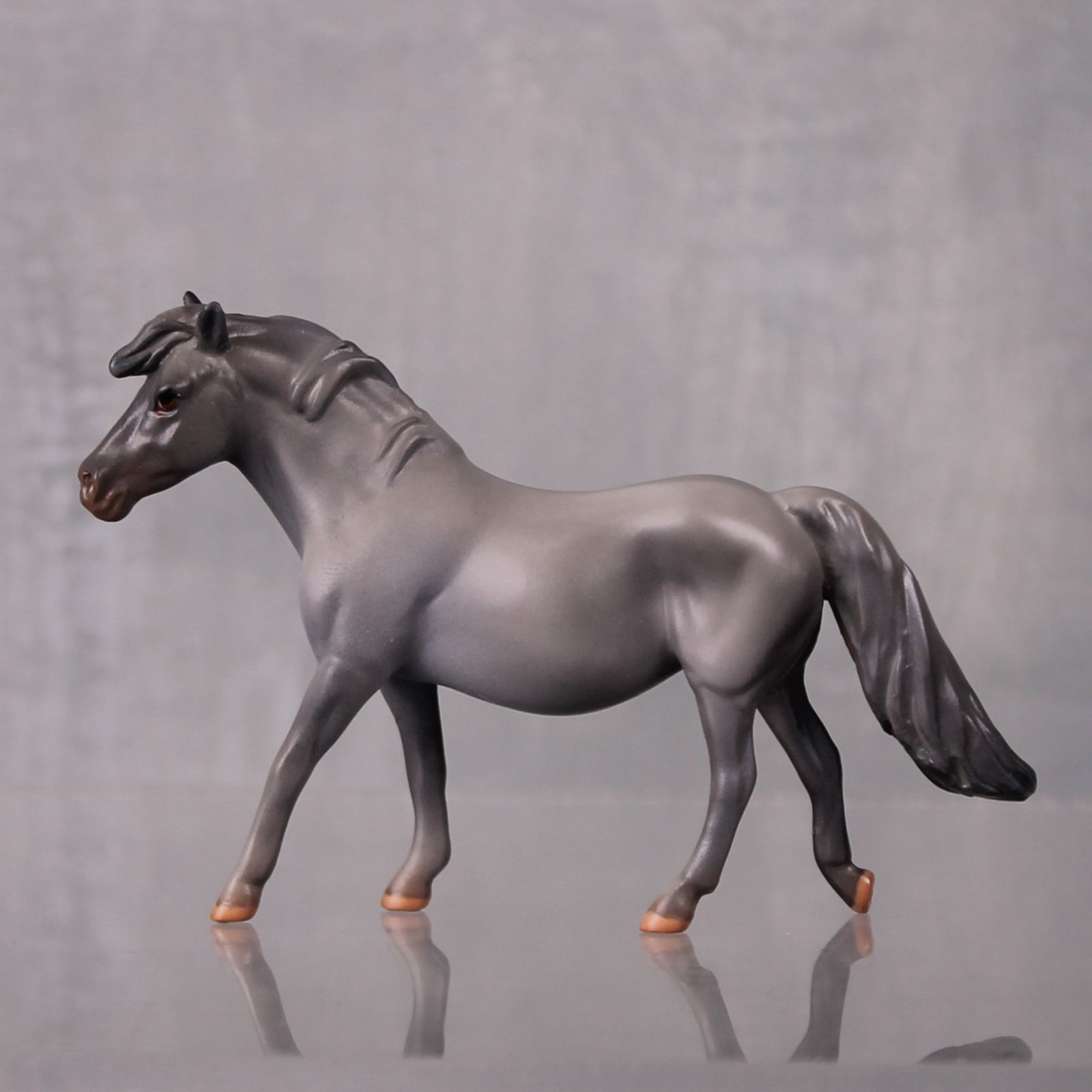 Gracie Limited Edition Rat Inspired Series of 15 OOAK Grey Pony Chip By Jamie Adamson LHS24