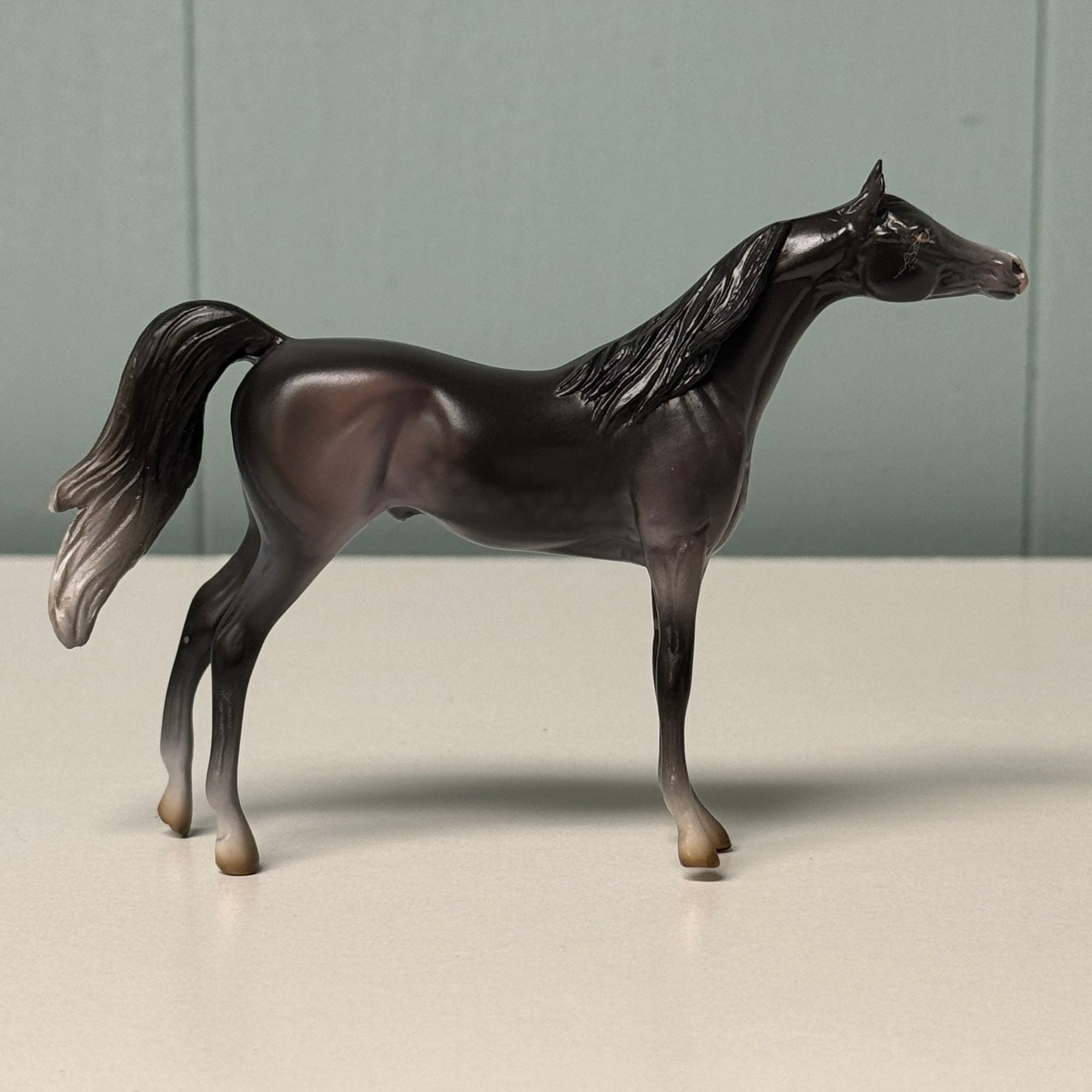 Kiyomi OOAK Dapple Gray Arabian Chip By Jess Hamill EQ24