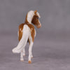 French Toast OOAK Custom Palomino Overo Pony Chip By Kristin Cermele - Gemstone Series