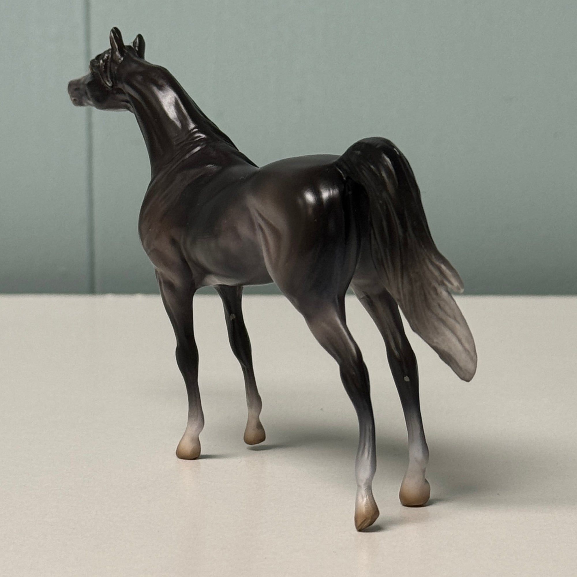 Kiyomi OOAK Dapple Gray Arabian Chip By Jess Hamill EQ24