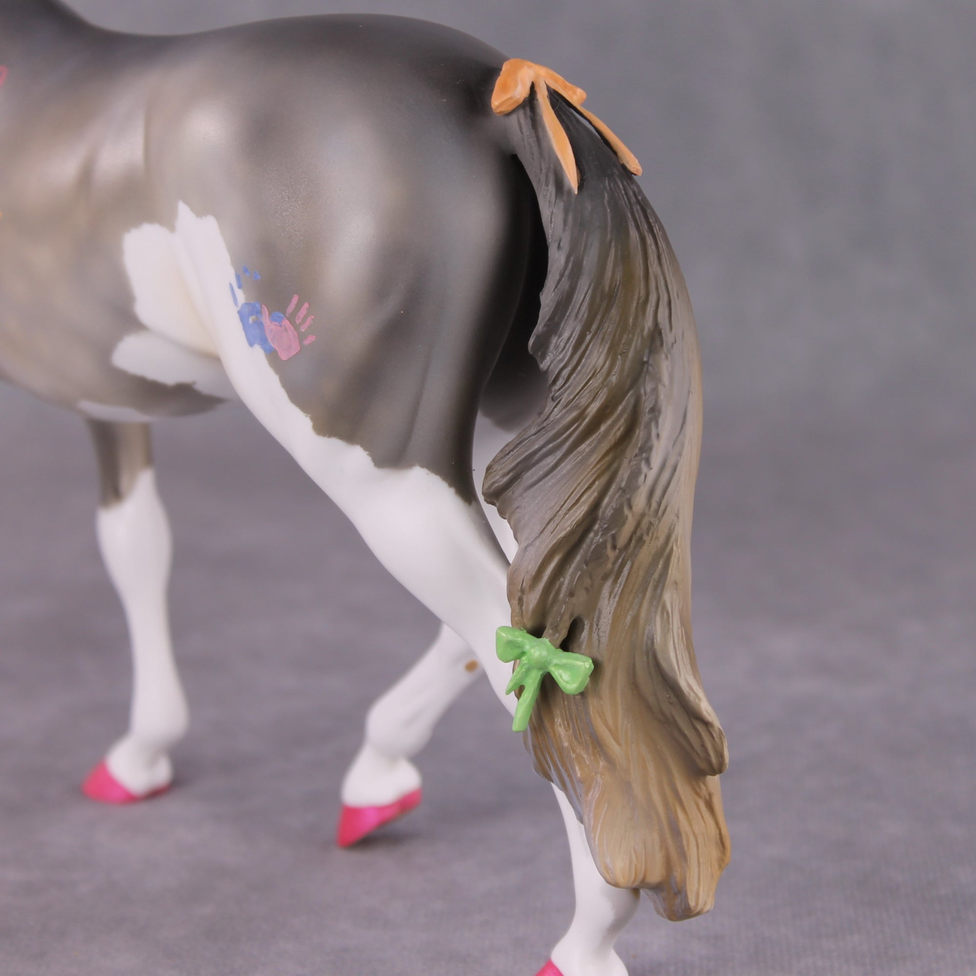 "The Babysitter" I OOAK Custom Soft Dapple Grey Sabino Pony Stone By Kristin Cermele - Gemstone Series