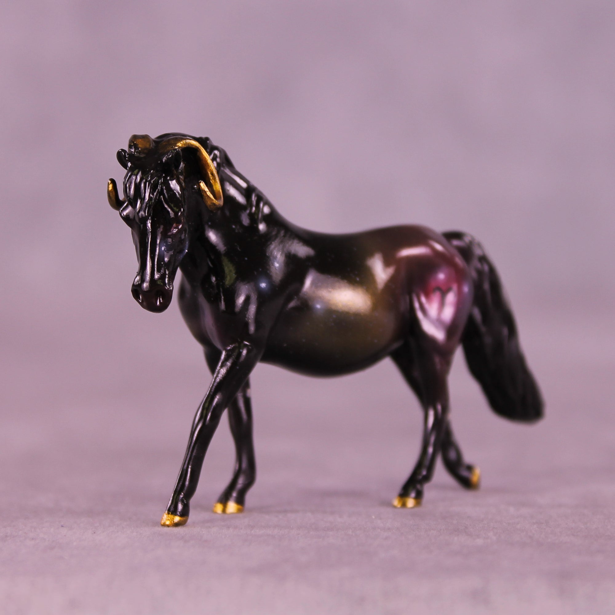 Mini Arietes OOAK EFCM Chip Pony by Ashley Palmer &amp; Melanie Miller SCD26
