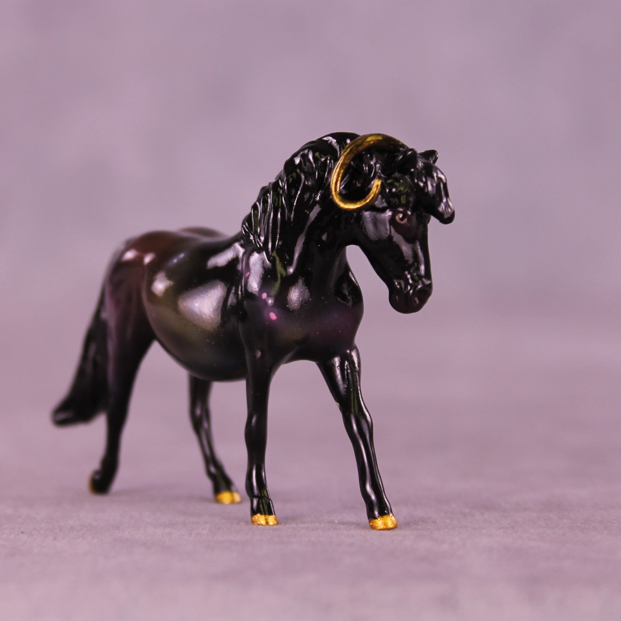 Mini Arietes OOAK EFCM Chip Pony by Ashley Palmer &amp; Melanie Miller SCD26