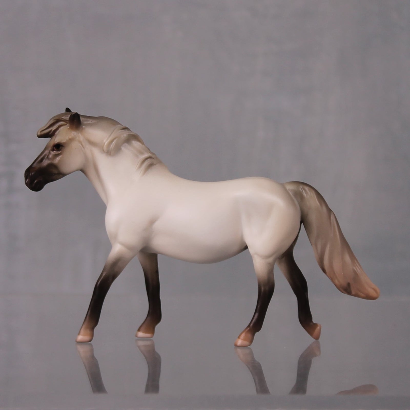 Nadia Limited Edition Rat Inspired Series of 15 OOAK Pale Buckskin Pony Chip By Jess Hamill LHS24