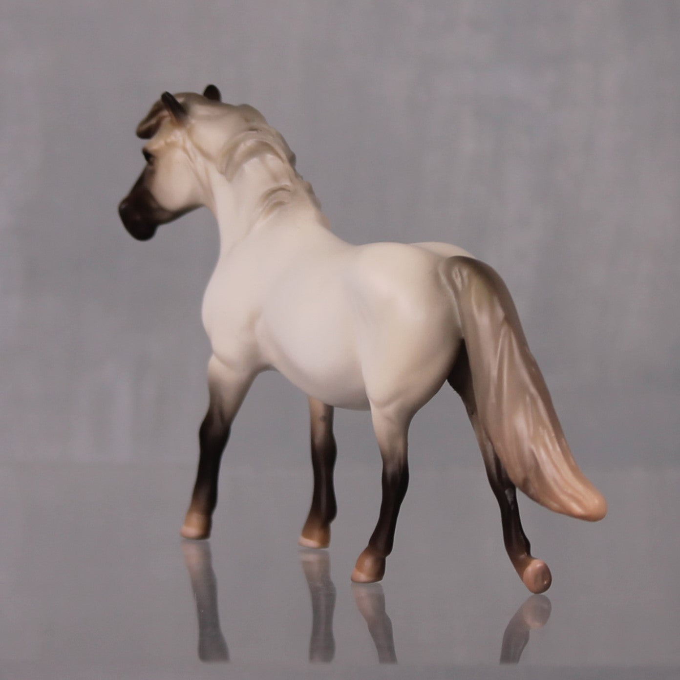 Nadia Limited Edition Rat Inspired Series of 15 OOAK Pale Buckskin Pony Chip By Jess Hamill LHS24