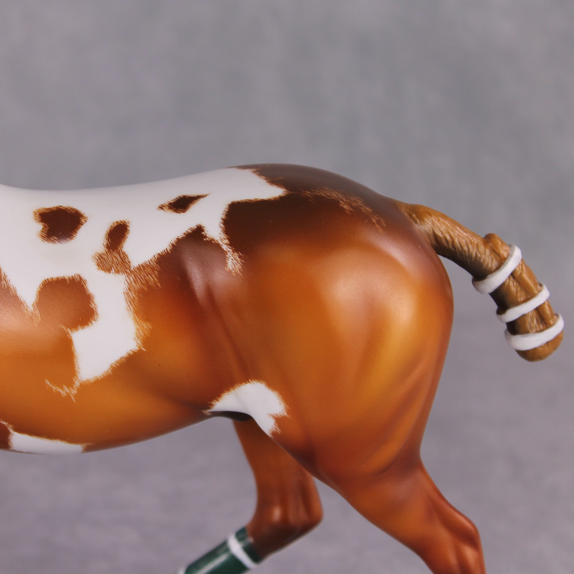 "Argentine" OOAK Custom Chestnut Manchado Pony Stone By Kristin Cermele -Gemstone Series
