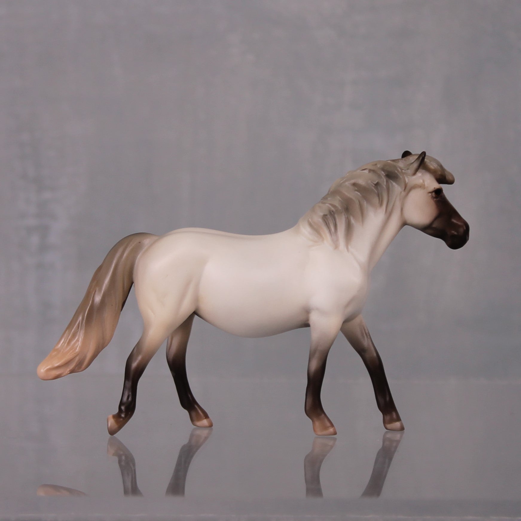 Nadia Limited Edition Rat Inspired Series of 15 OOAK Pale Buckskin Pony Chip By Jess Hamill LHS24