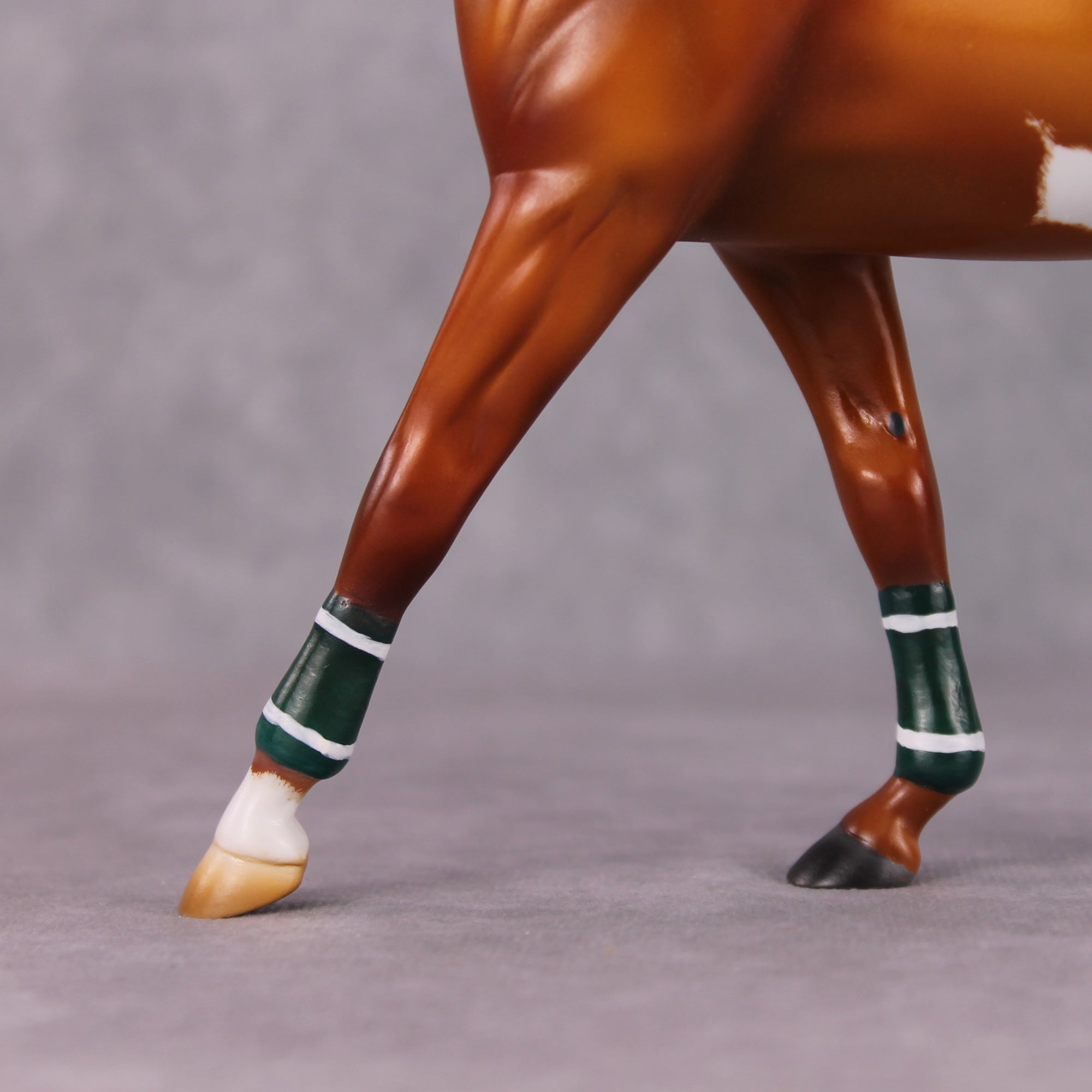 "Argentine" OOAK Custom Chestnut Manchado Pony Stone By Kristin Cermele -Gemstone Series