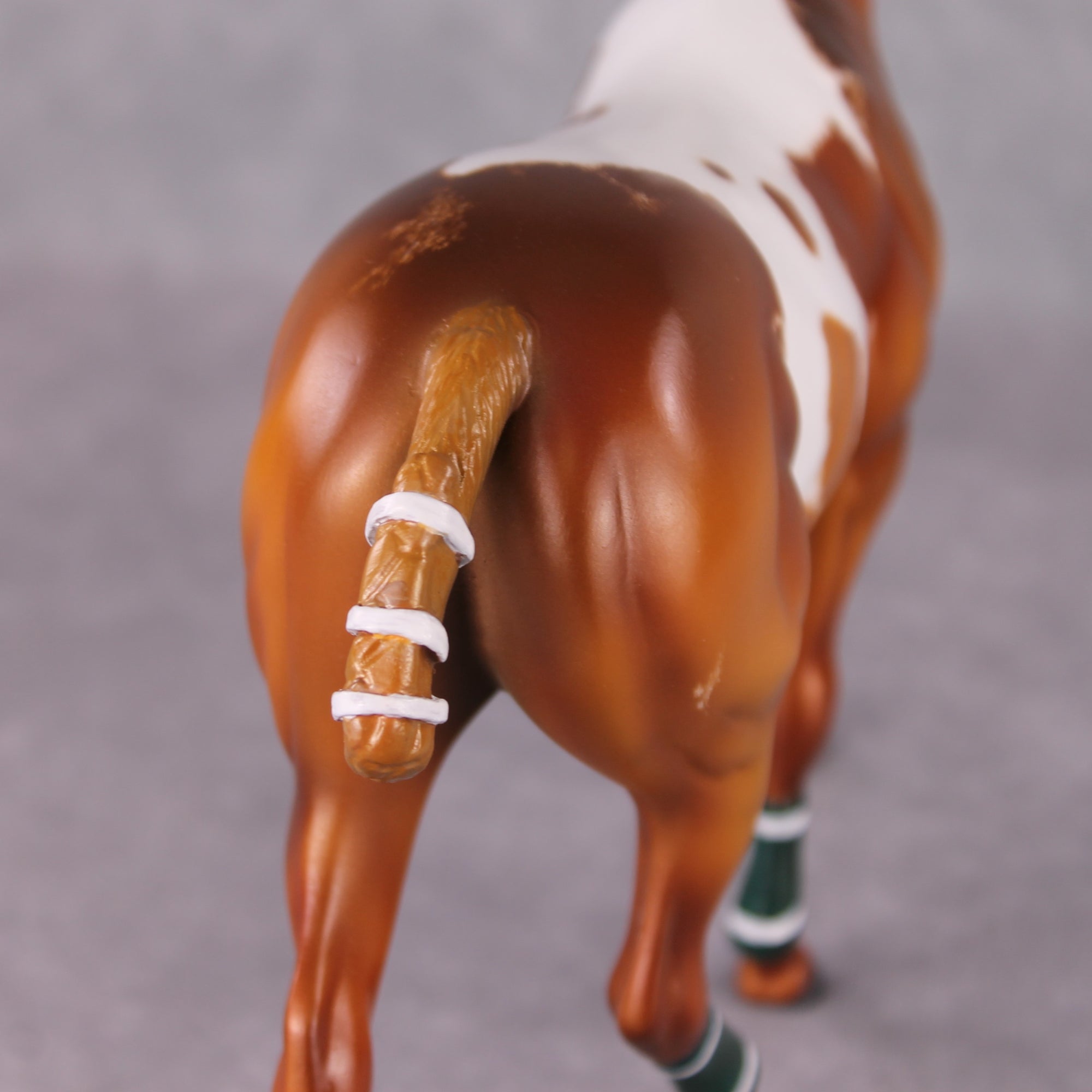 "Argentine" OOAK Custom Chestnut Manchado Pony Stone By Kristin Cermele -Gemstone Series