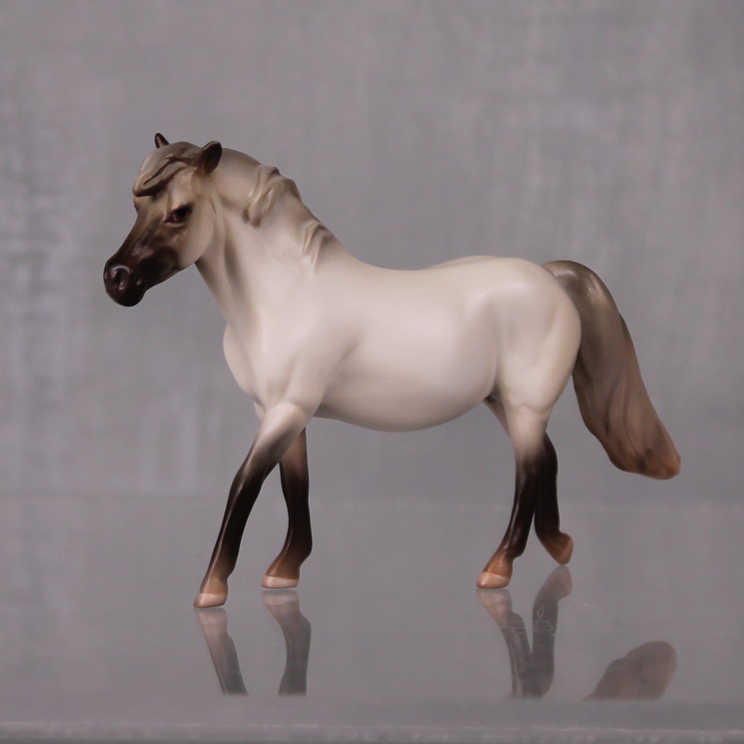 Nadia Limited Edition Rat Inspired Series of 15 OOAK Pale Buckskin Pony Chip By Jess Hamill LHS24
