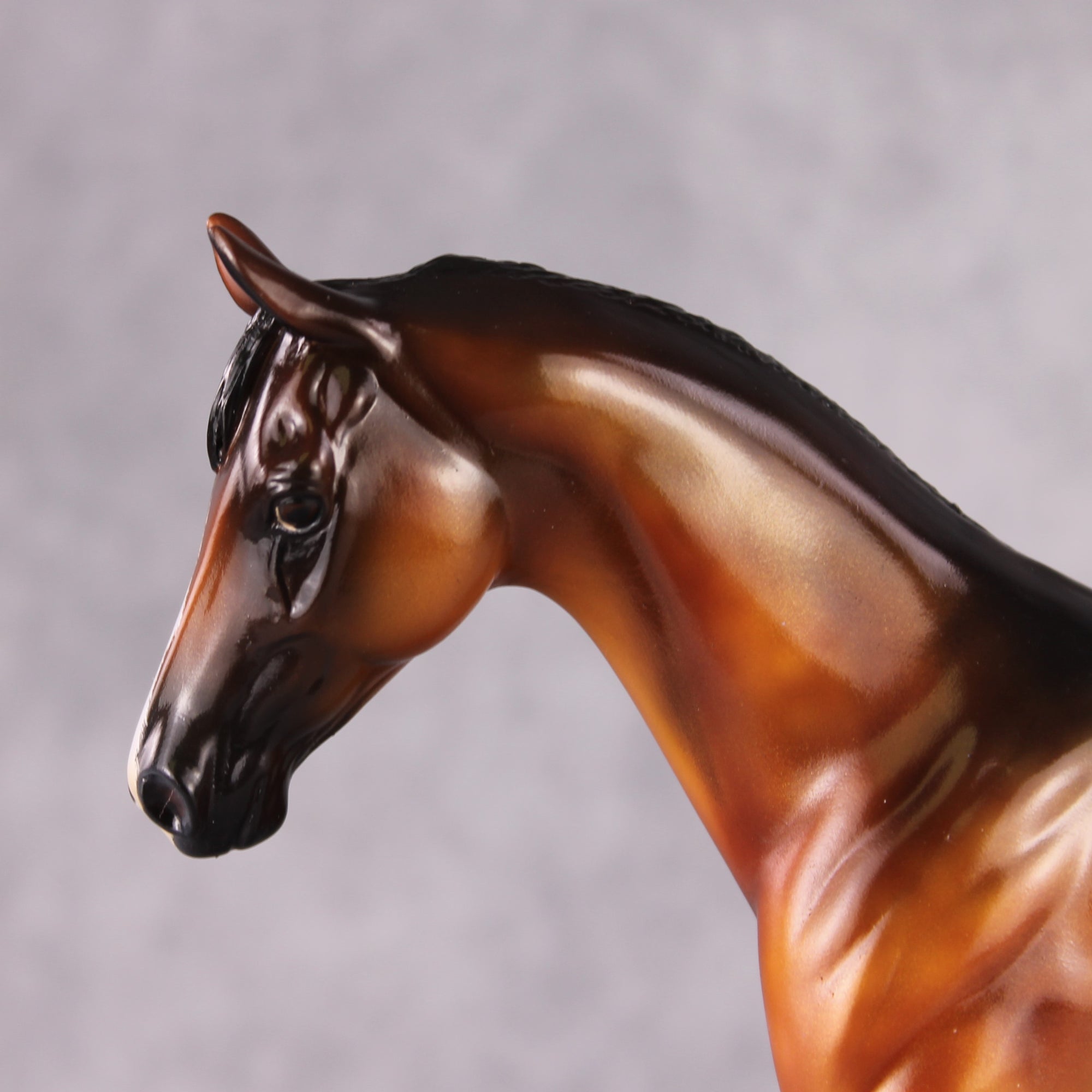 "A Moment of Zen" OOAK Custom Golden Dappled Bay Pony Stone By Kristin Cermele - Gemstone Series