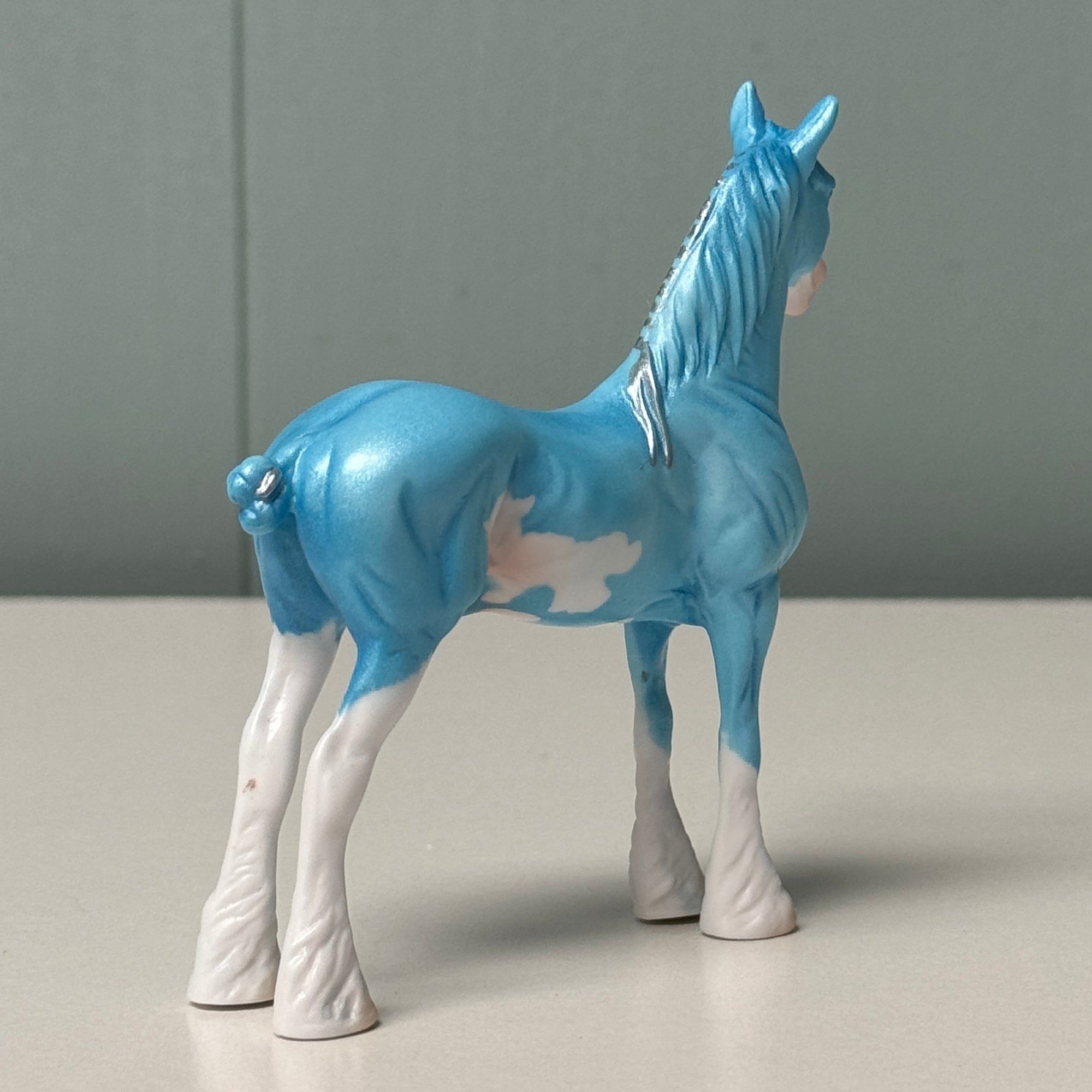 Cyanid OOAK Deco Cyan Blue Sabino Draft Chip By Jess Hamill EQ24