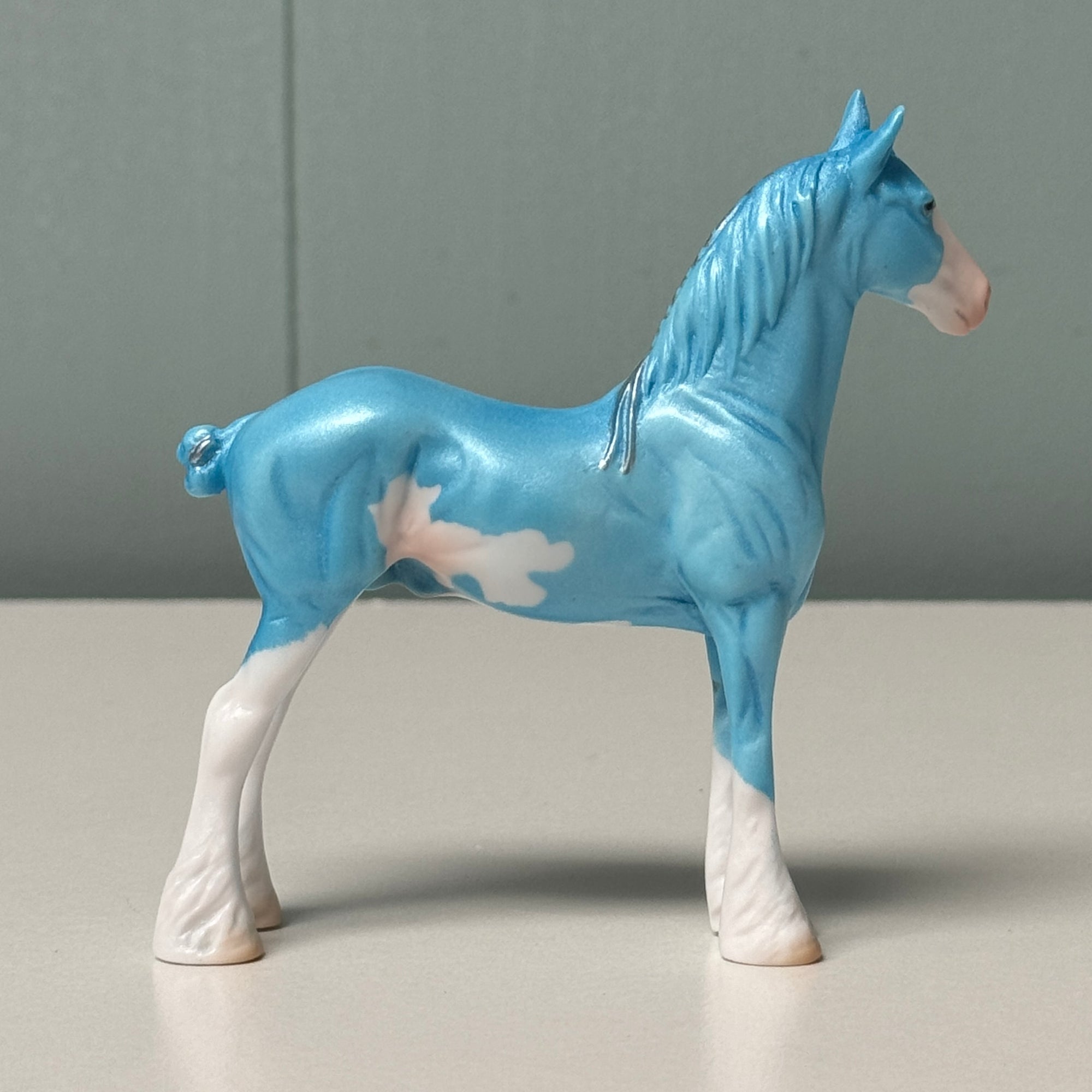 Cyanid OOAK Deco Cyan Blue Sabino Draft Chip By Jess Hamill EQ24