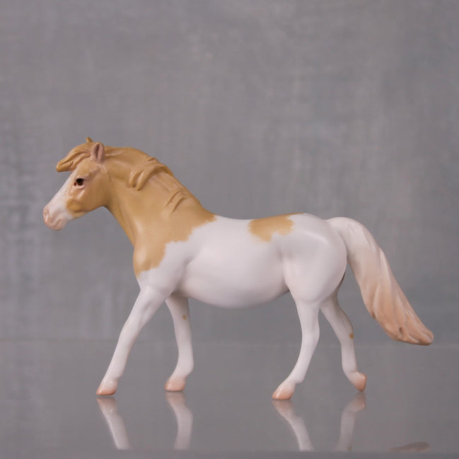 Alexandrea Limited Edition Rat Inspired Series of 15 OOAK Perlino Splash Pony Chip By Jess Hamill LHS24