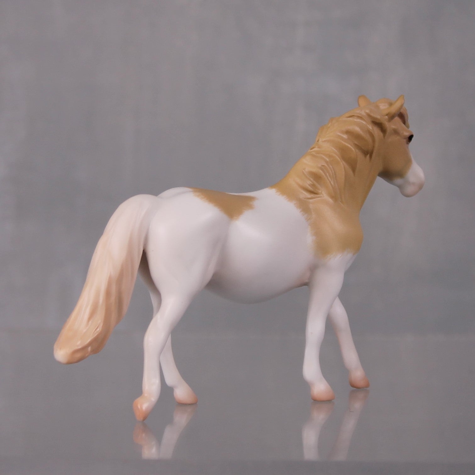 Alexandrea Limited Edition Rat Inspired Series of 15 OOAK Perlino Splash Pony Chip By Jess Hamill LHS24