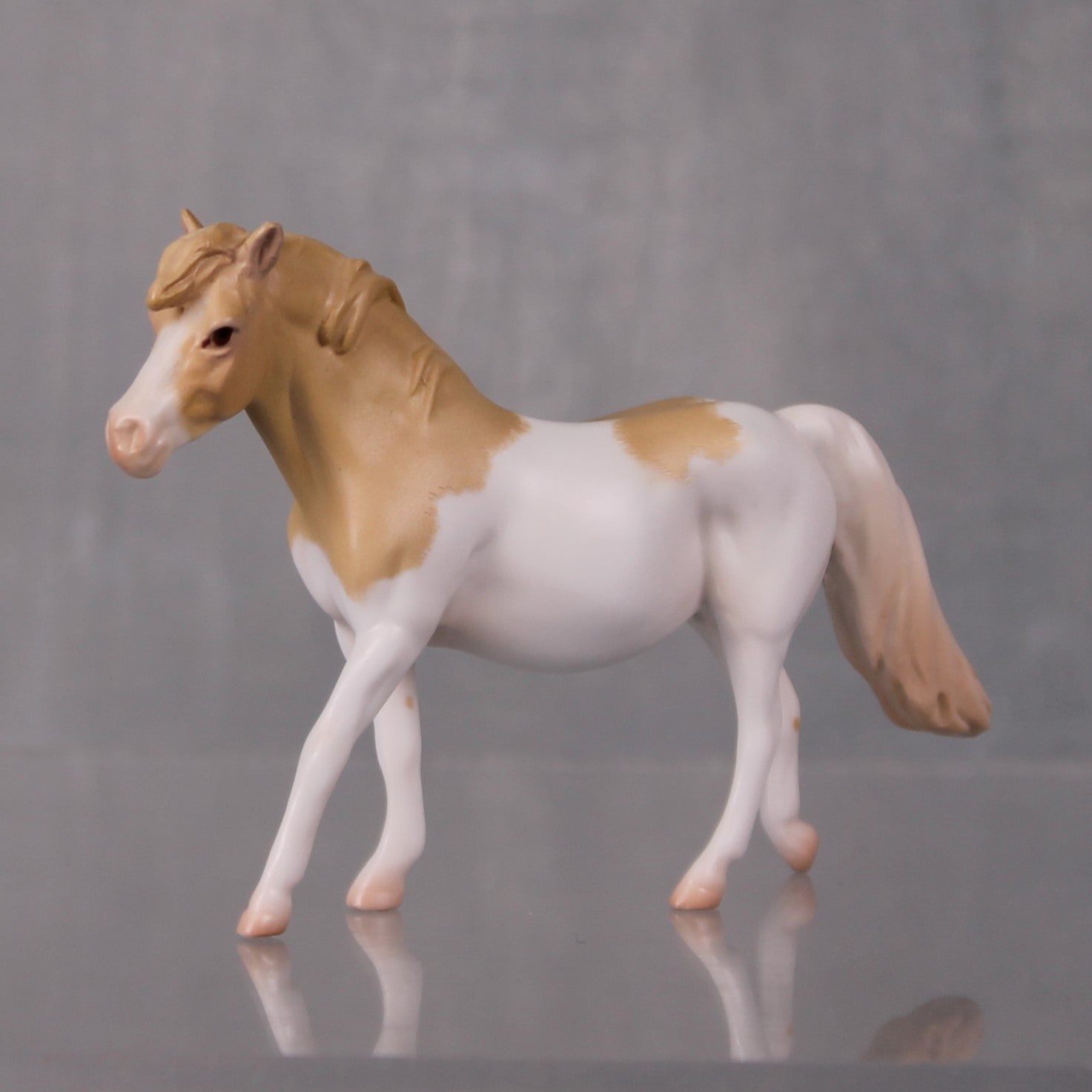 Alexandrea Limited Edition Rat Inspired Series of 15 OOAK Perlino Splash Pony Chip By Jess Hamill LHS24