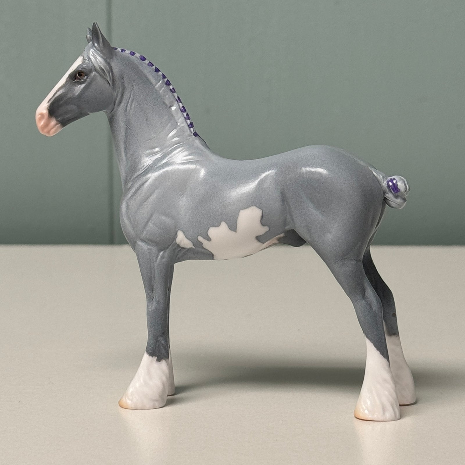 Faith OOAK Gray Sabino Draft Chip By Jess Hamill EQ24