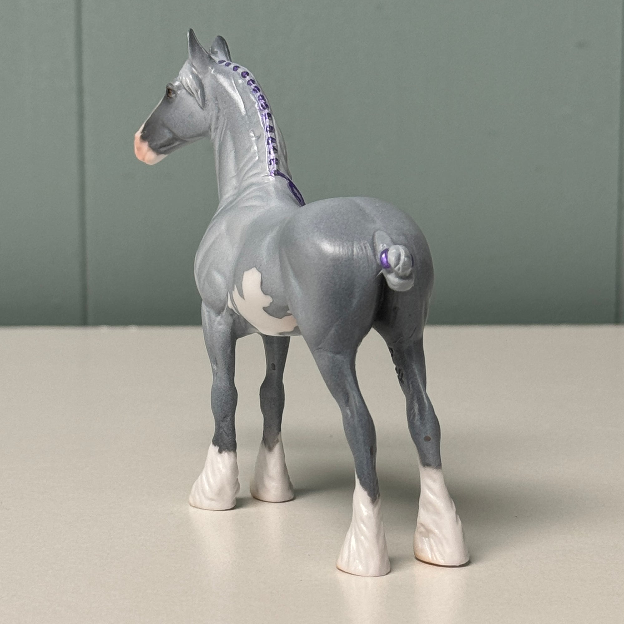 Faith OOAK Gray Sabino Draft Chip By Jess Hamill EQ24