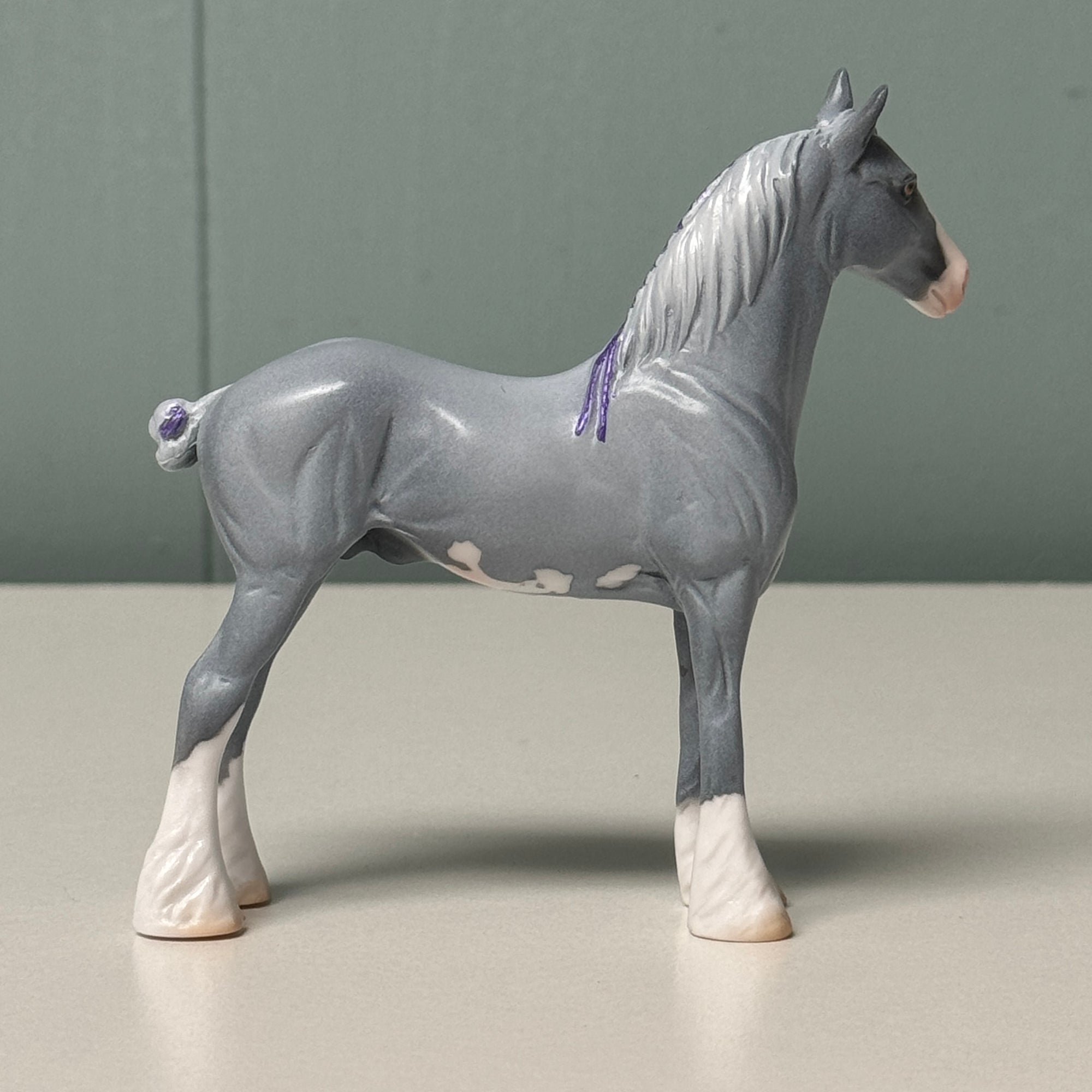 Faith OOAK Gray Sabino Draft Chip By Jess Hamill EQ24