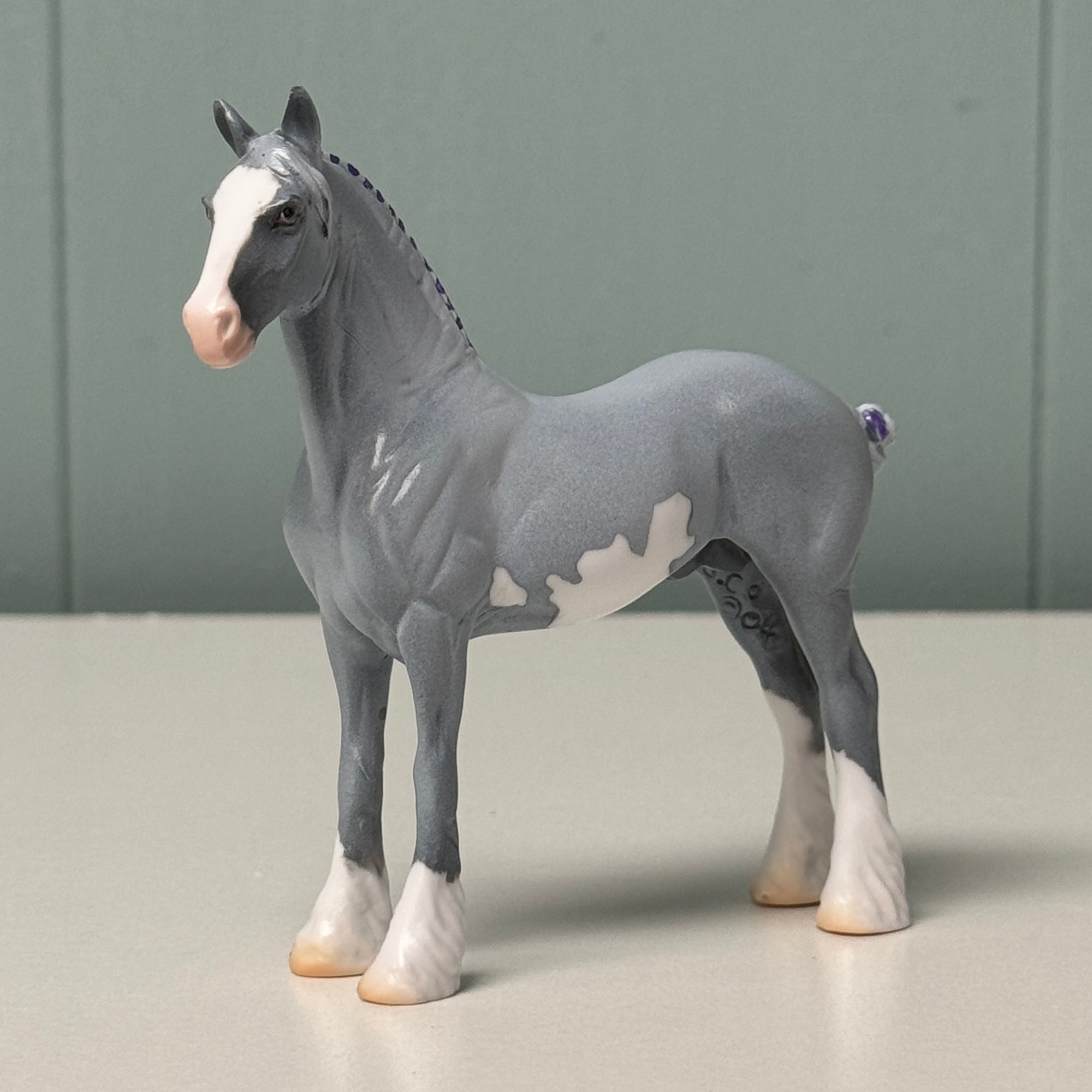 Faith OOAK Gray Sabino Draft Chip By Jess Hamill EQ24