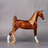 Greta OOAK Flaxen Chestnut Pebble Saddlebred By Ellen Robbins LHS24