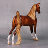 Greta OOAK Flaxen Chestnut Pebble Saddlebred By Ellen Robbins LHS24