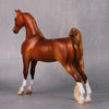 Greta OOAK Flaxen Chestnut Pebble Saddlebred By Ellen Robbins LHS24