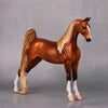 Greta OOAK Flaxen Chestnut Pebble Saddlebred By Ellen Robbins LHS24