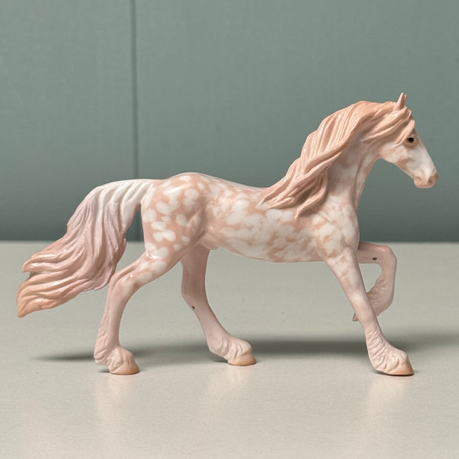 Basilica OOAK Perlino Appaloosa Friesian Chip By Jess Hamill EQ24