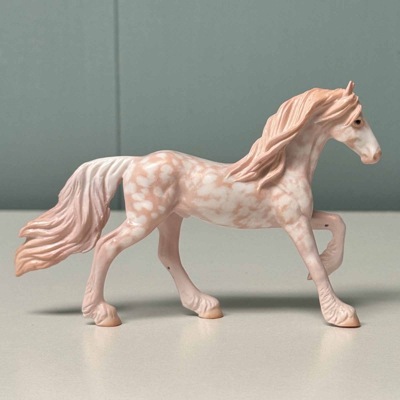 Basilica OOAK Perlino Appaloosa Friesian Chip By Jess Hamill EQ24