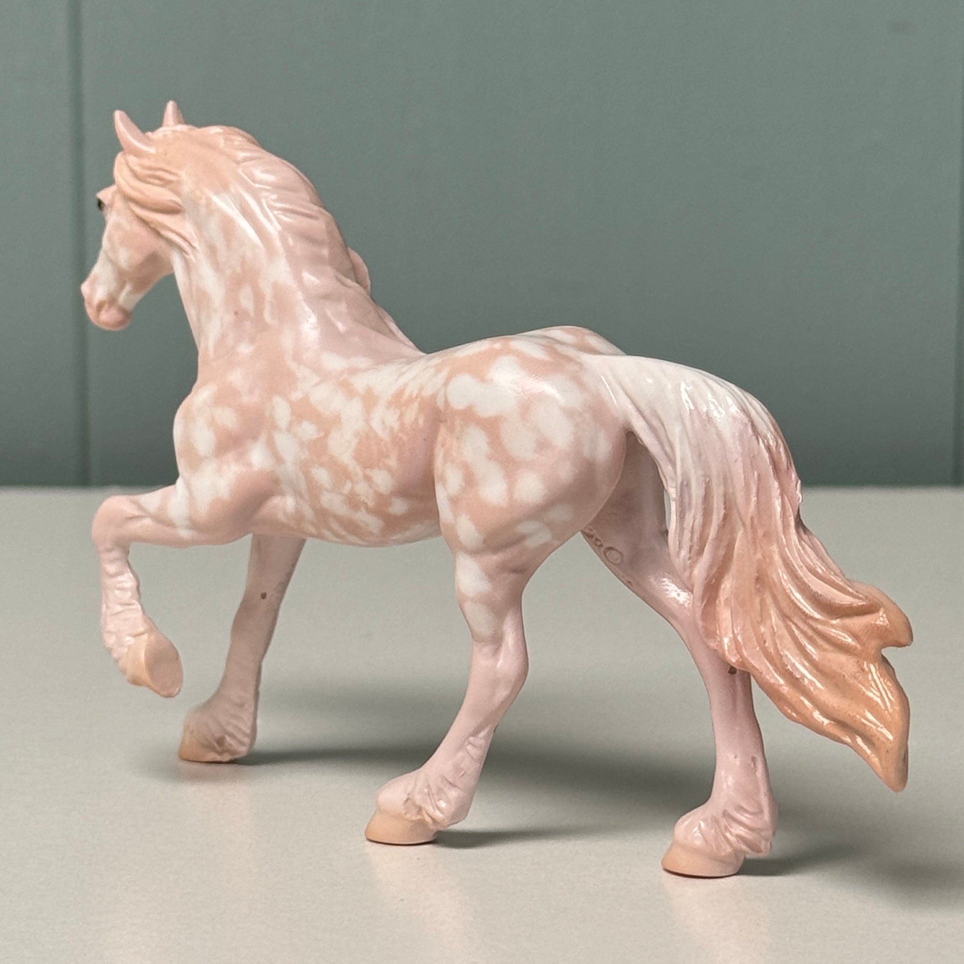 Basilica OOAK Perlino Appaloosa Friesian Chip By Jess Hamill EQ24