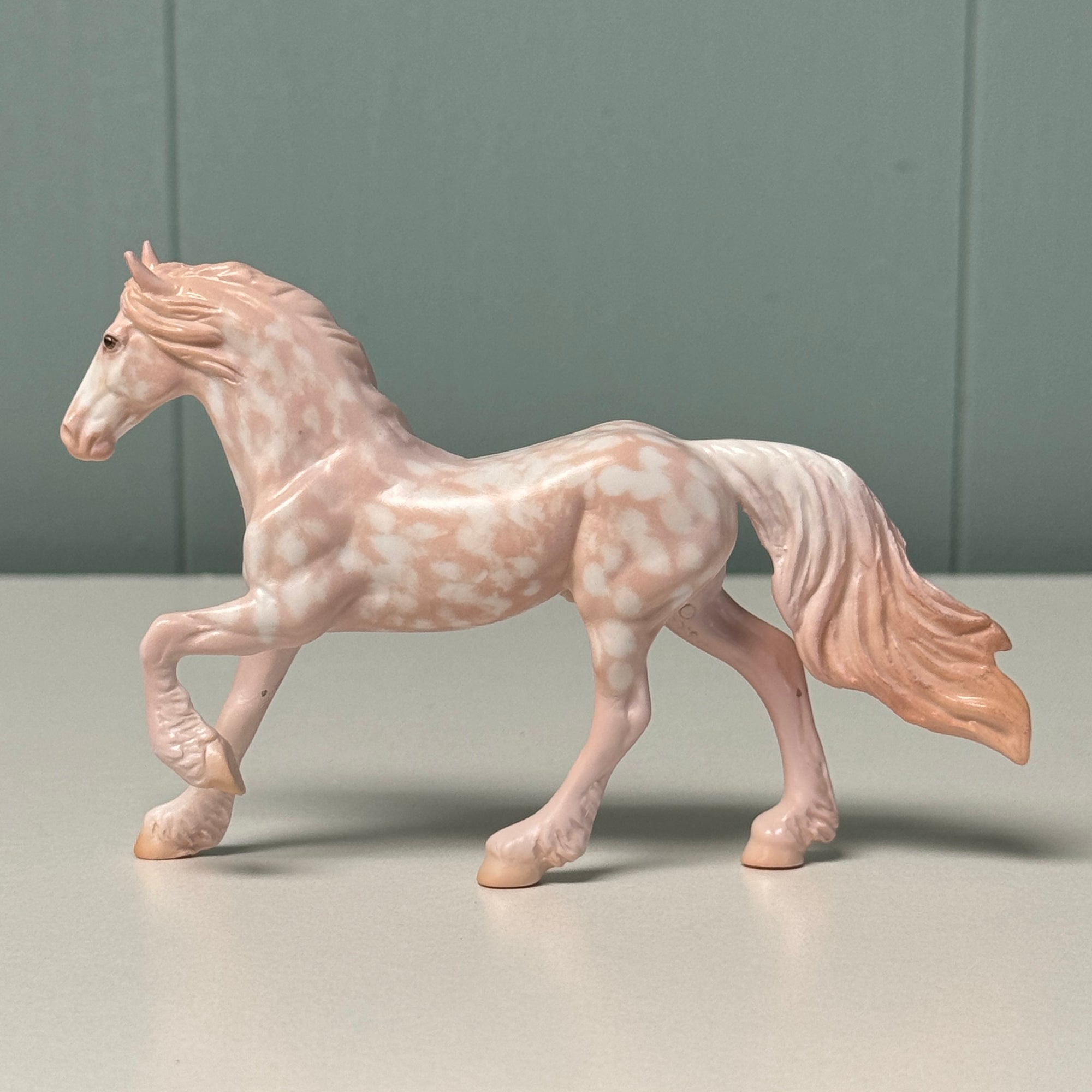 Basilica OOAK Perlino Appaloosa Friesian Chip By Jess Hamill EQ24