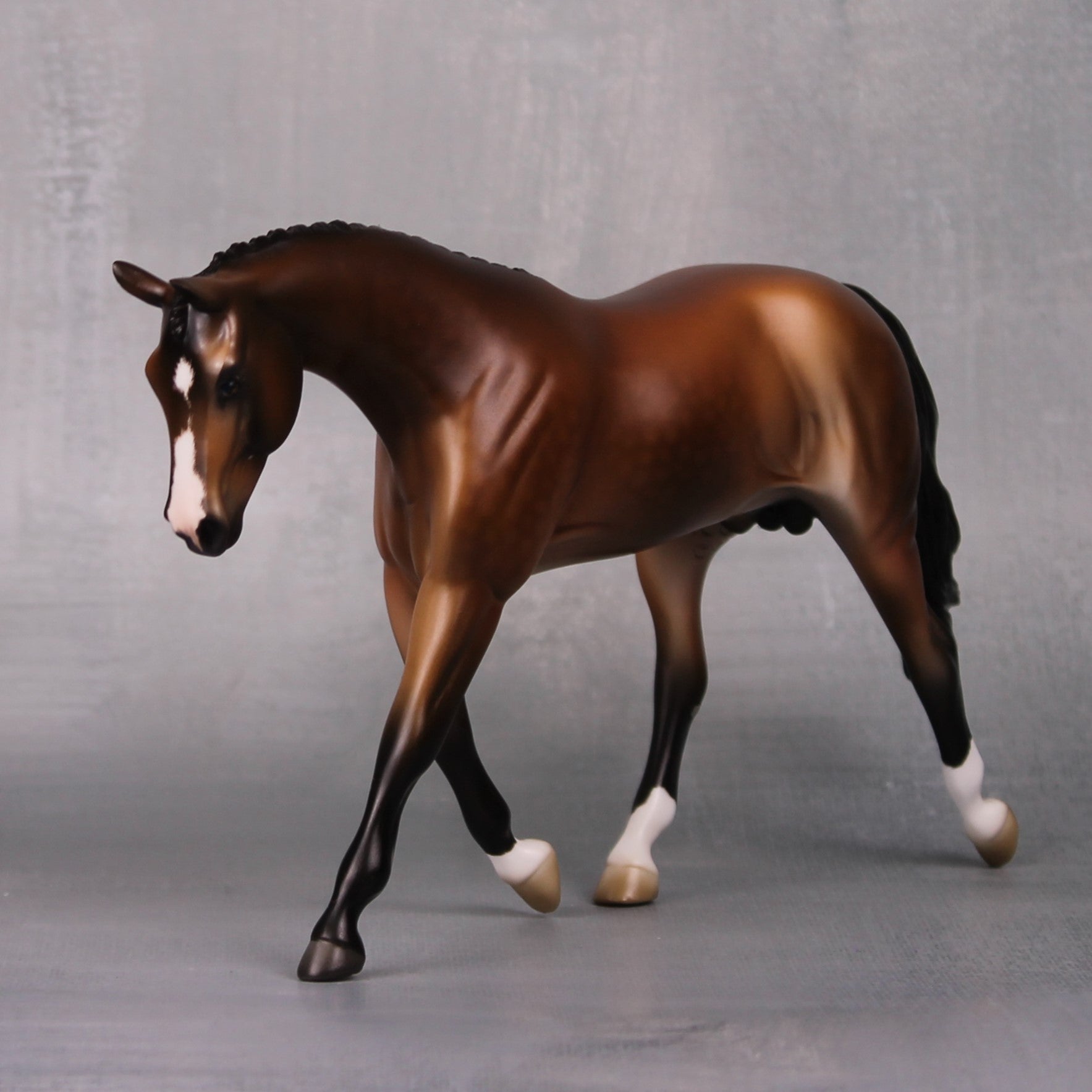 Kel OOAK Dappled Bay Pebble Warmblood By Jess Hamill LHS24