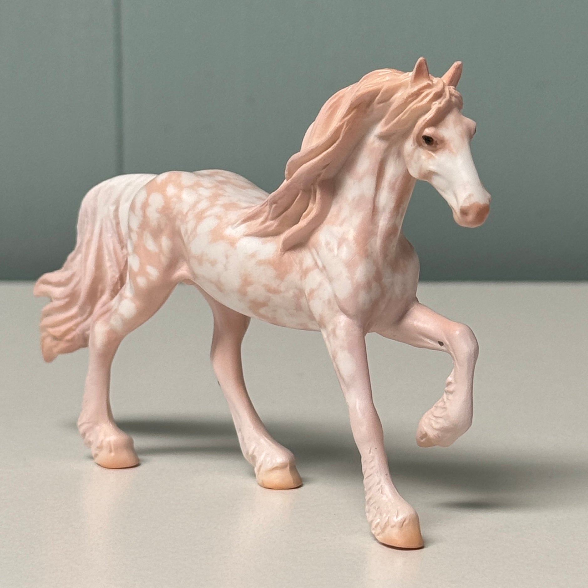 Basilica OOAK Perlino Appaloosa Friesian Chip By Jess Hamill EQ24