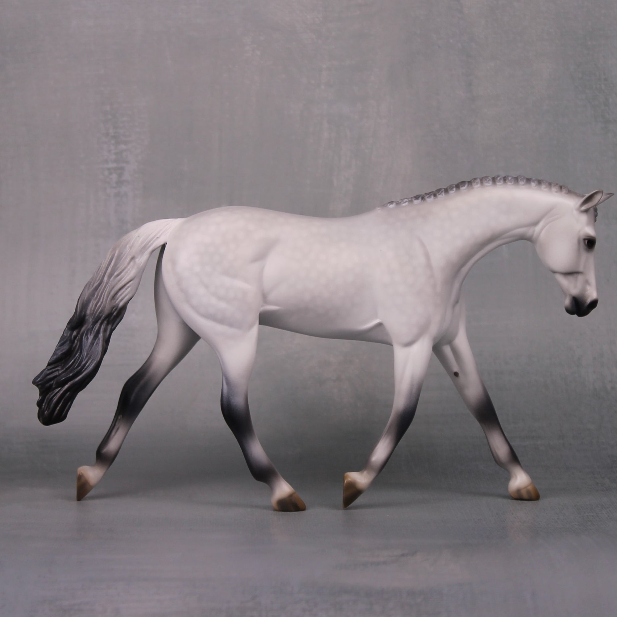 Keenan OOAK Dappled Grey Pebble Warmblood By Jess Hamill LHS24