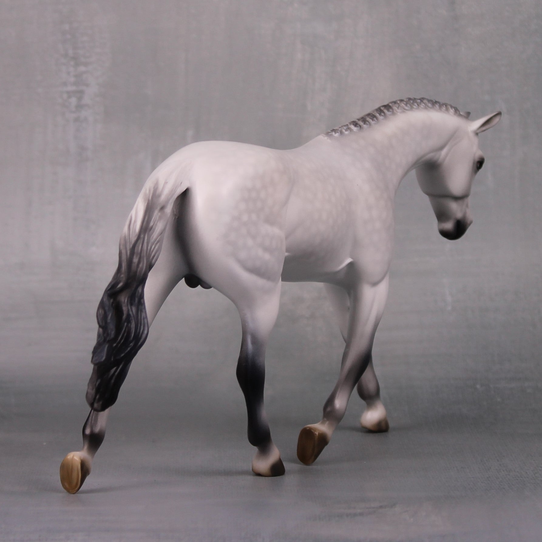 Keenan OOAK Dappled Grey Pebble Warmblood By Jess Hamill LHS24