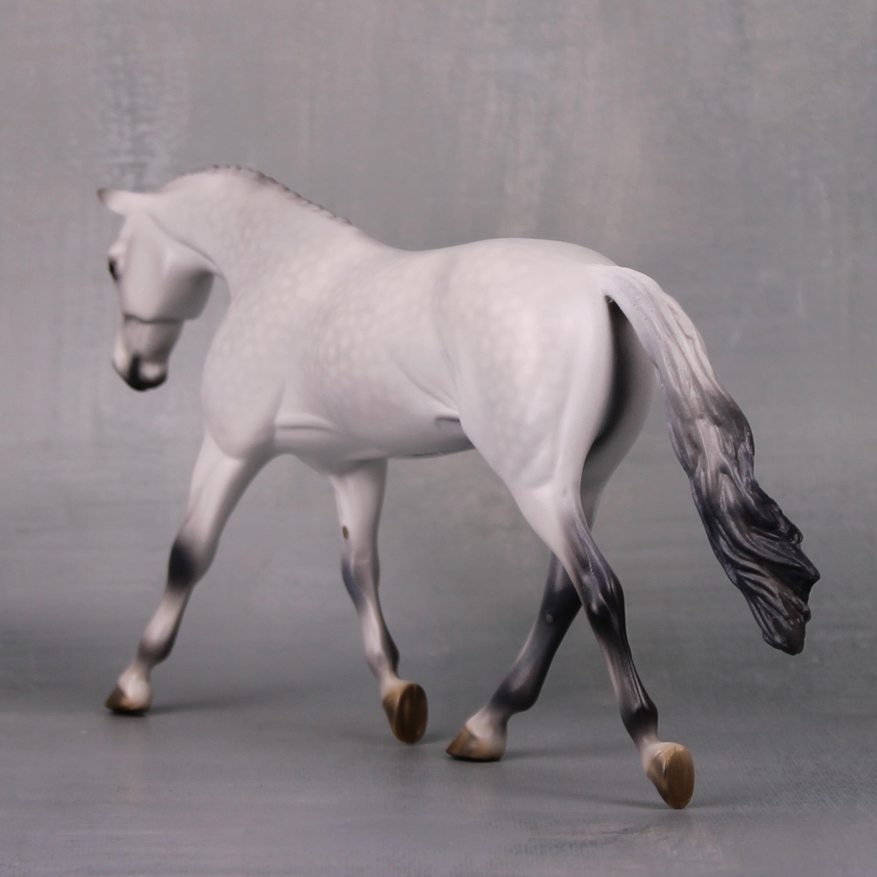 Keenan OOAK Dappled Grey Pebble Warmblood By Jess Hamill LHS24